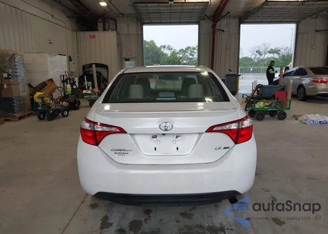 2014 Toyota Corolla Le Eco Plus из США, поврежденный, VIN 5YFBPRHE3EP112166